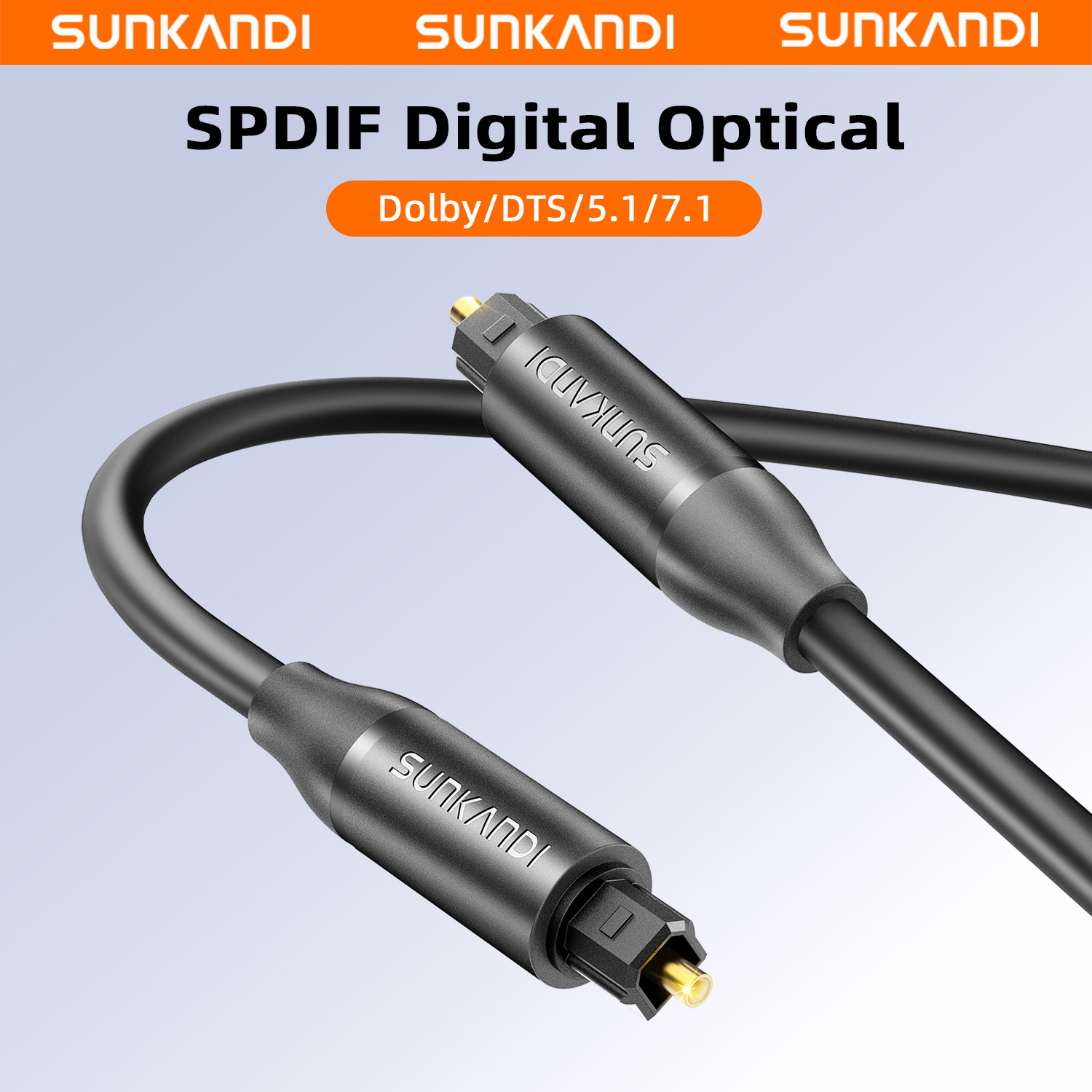 Home Cinema Tv - Kabel Audio Optik SUNKANDI, Kabel Serat