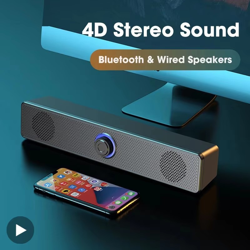 Soundbar Musik Komputer Caixa  - Home Cinema Tv ulasan dan harga