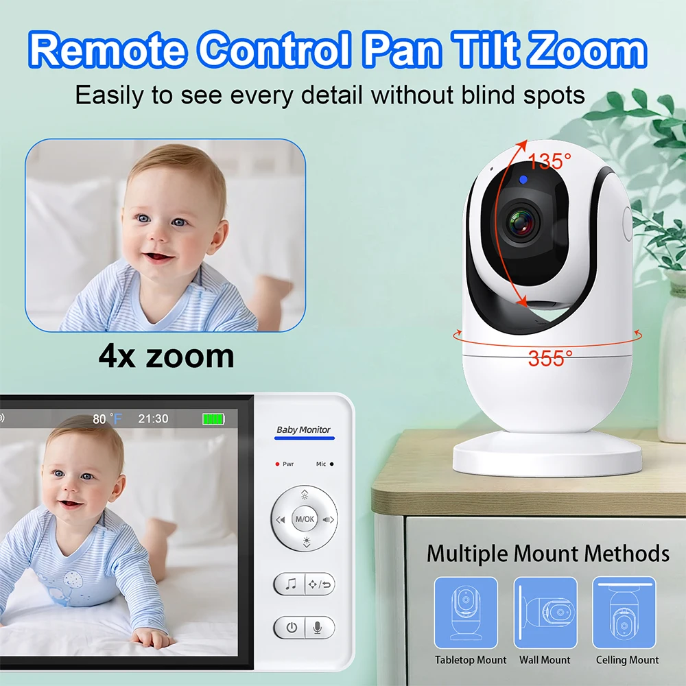 Tidak Ada WiFi Monitor Bayi 7  - Home Cinema Wireless ulasan dan harga