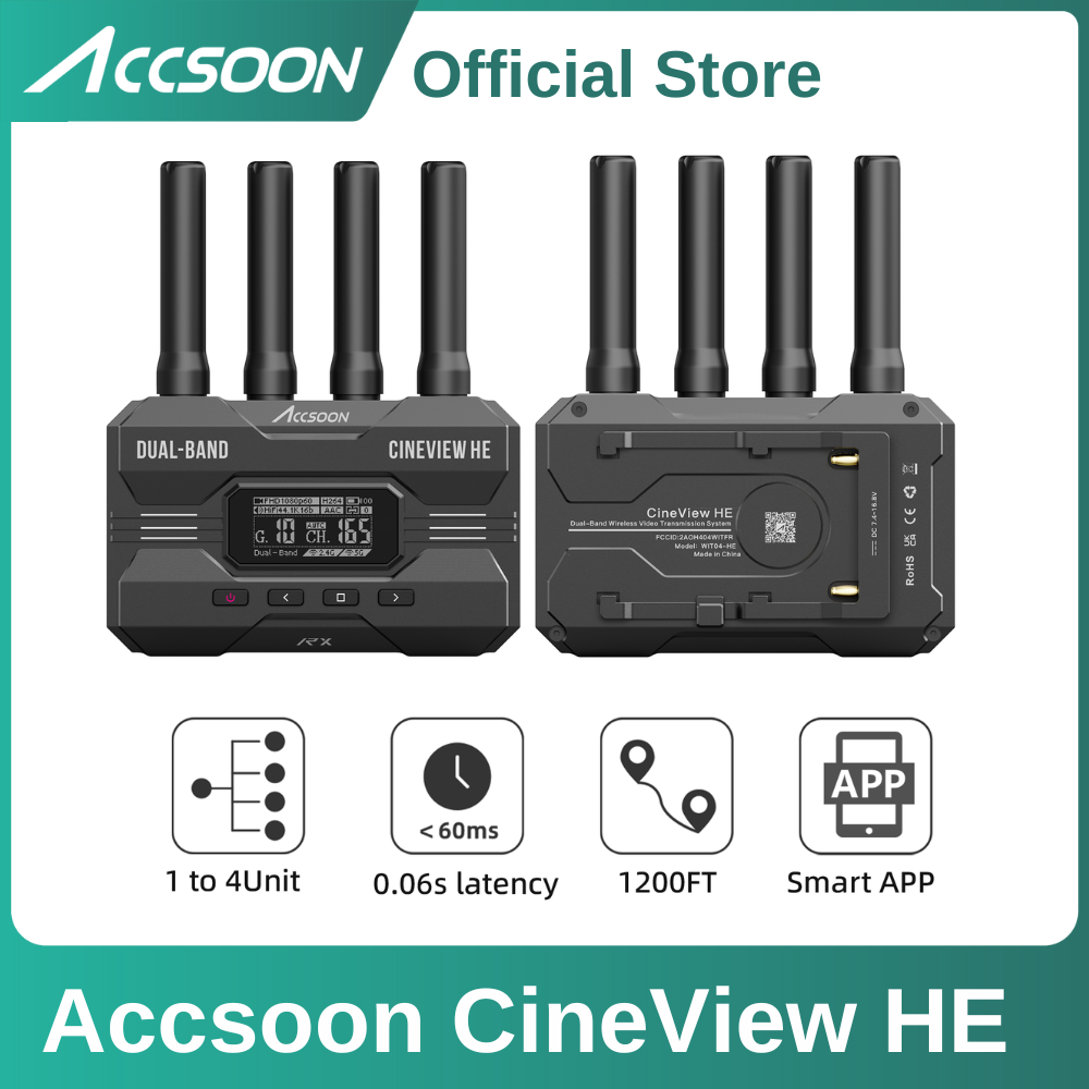 HDMI Accsoon CineView HE kamer - Home Cinema Wireless ulasan dan harga