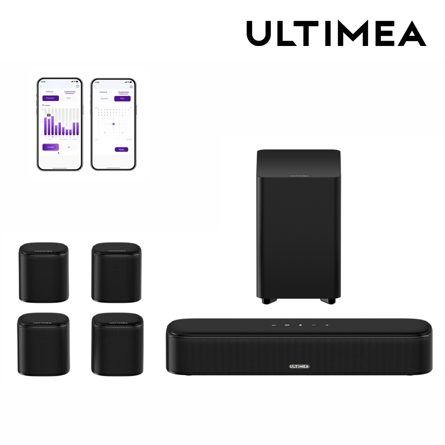 Sistem Sound Bar ULTIMEA 7.1 C - Audio Home Cinema ulasan dan harga